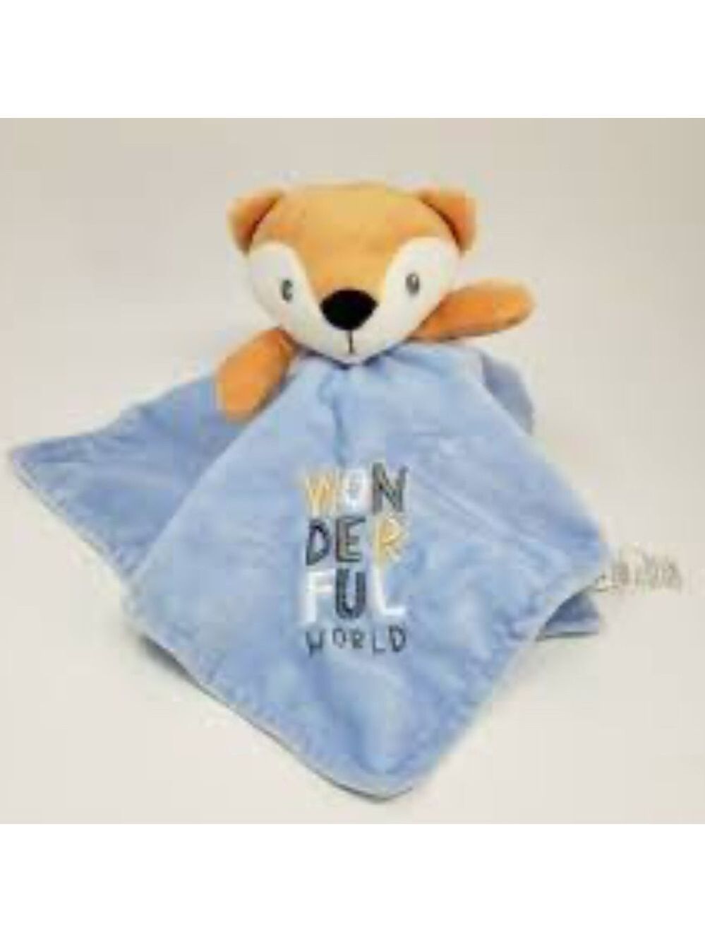 Baby Starters "WonderfulL World" Fox Security Blanket Lovey Plush